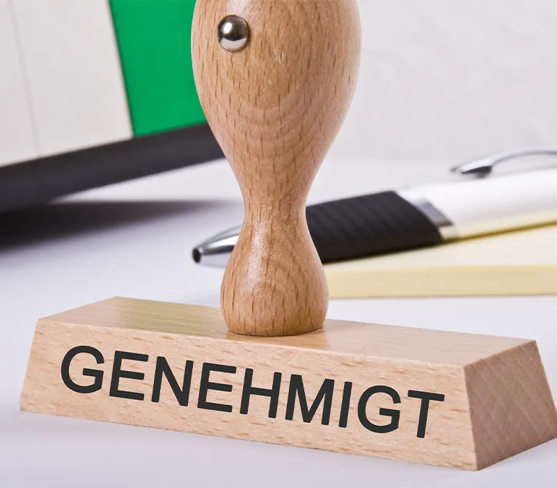 Genehmigungsstempel